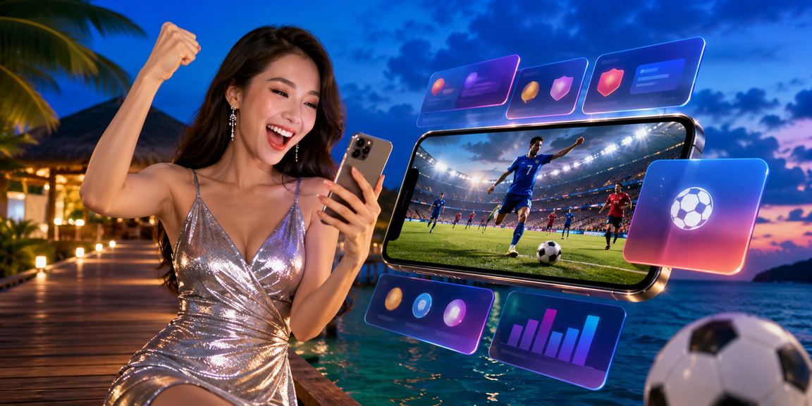 Pemain bertaruh bola sepak dari telefon di Sabah Malaysia